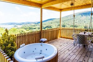 Cabaña con Jacuzzi en Cabana de Bergantiños