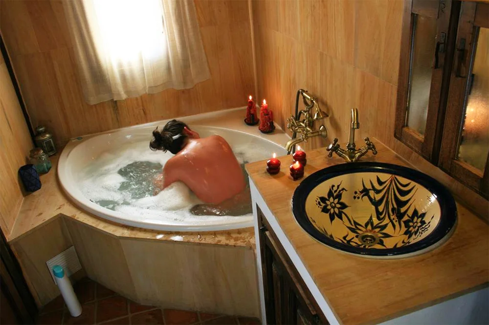 Hotel Rural Abejaruco jacuzzi habitacion avila