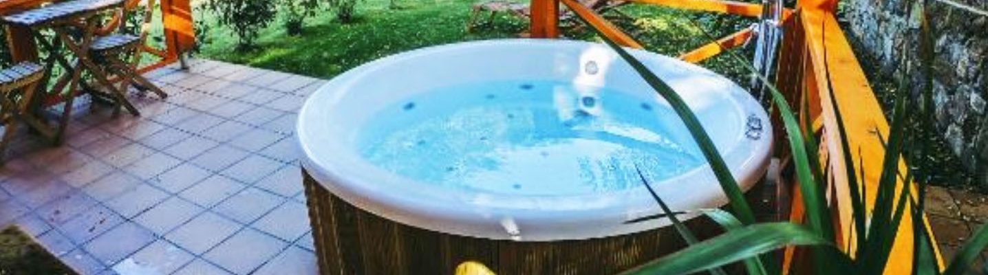 Jacuzzi Cabañas Cabanas da Ría